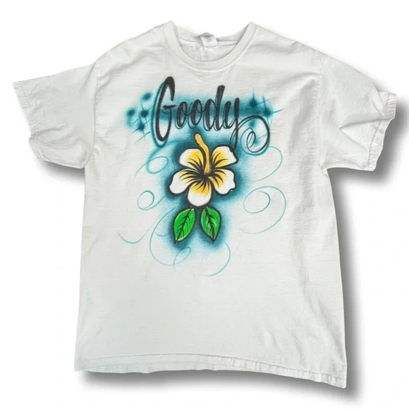 Airbrushed Gildan Tshirt - Mens Large Womens XL - Picture 1 of 7
